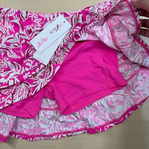 Lilly Pulitzer Aqualina Skort Luxletic PassionFruit Pink Absolutely Flamazing XS - Picture 8 of 15
